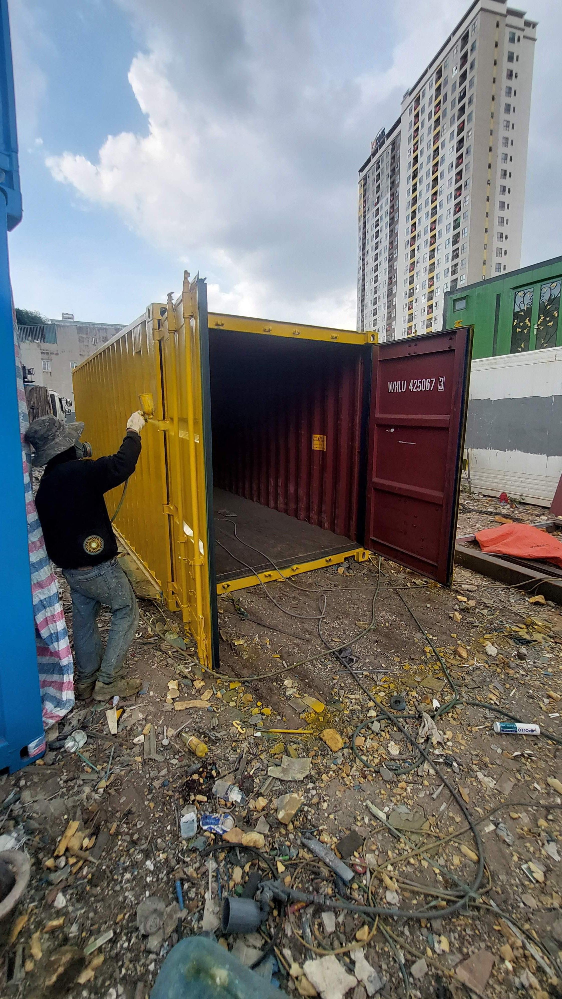 Container kho 20 feet vàng
